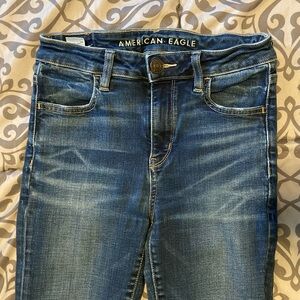 AE Dark Wash Skinny Jeans